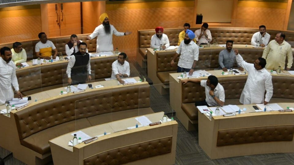Meeting of Chandigarh Municipal Corporation