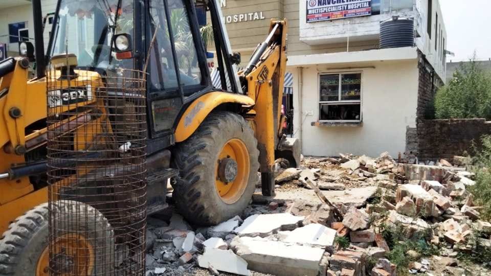 City Improvement Trust removed encroachment in Pathankot