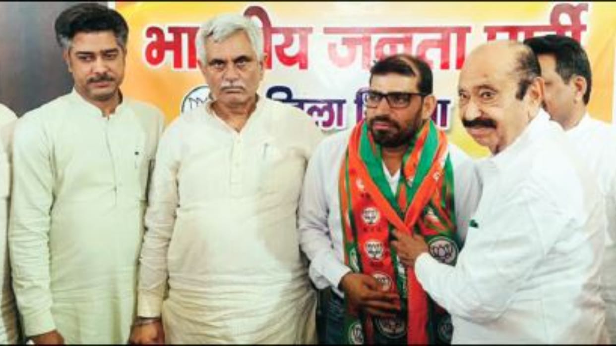 Surendra Son of Former MLA Bhagiram joins BJP