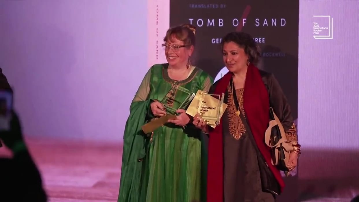 Geetanjali Shree wins International Booker Prize translated by Daisy Rockwell novel tomb of sand Know what the litterateur said