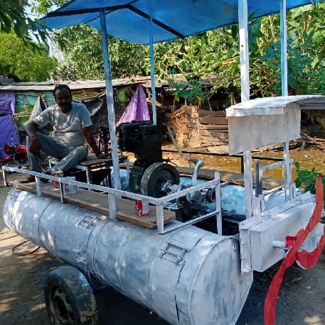 Now the cleaning of the river and ponds will be done with the machine