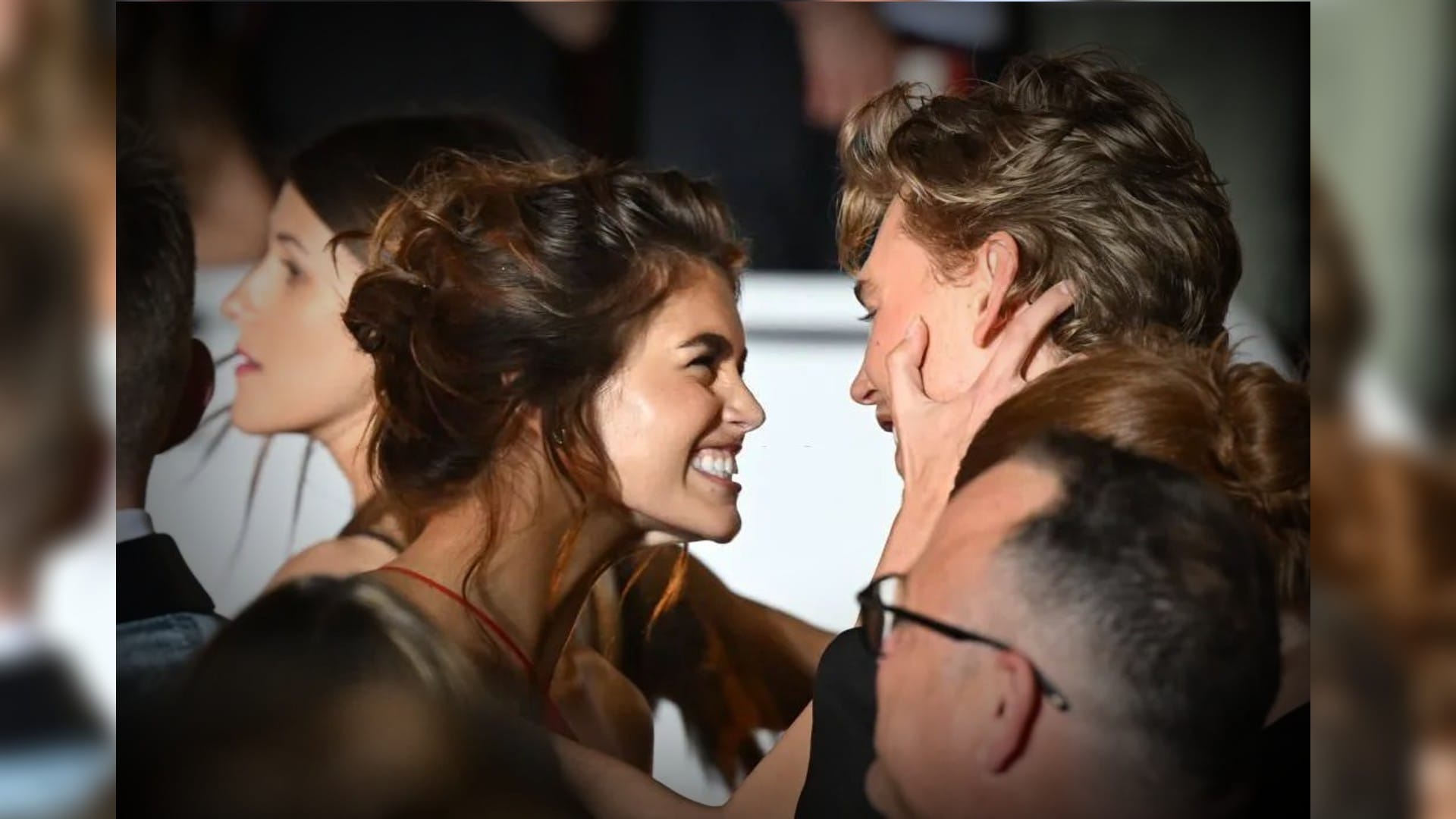 cannes film festival 2022 american kaia gerber kissed actor boyfriend austin butler at cannes red carpet