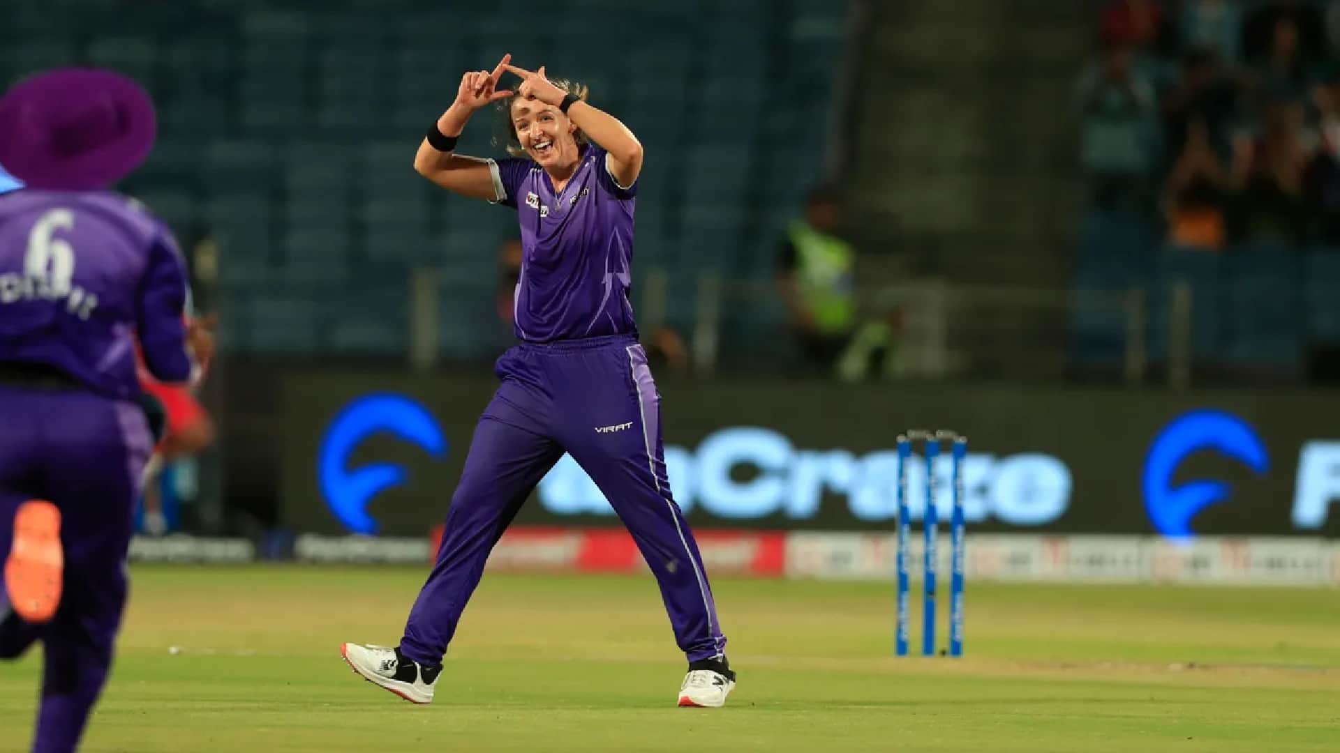 TRL vs VEL Photos Smriti mandhana enjoys batting of Kiran navgire inspite of being opposite captain