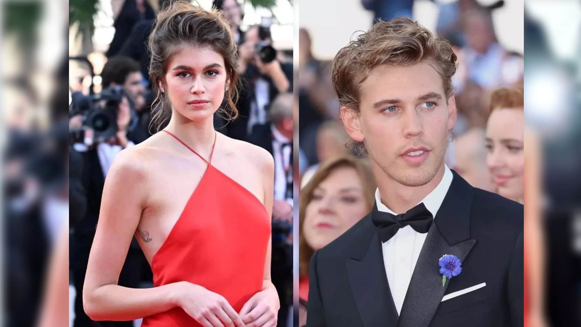 cannes film festival 2022 american kaia gerber kissed actor boyfriend austin butler at cannes red carpet