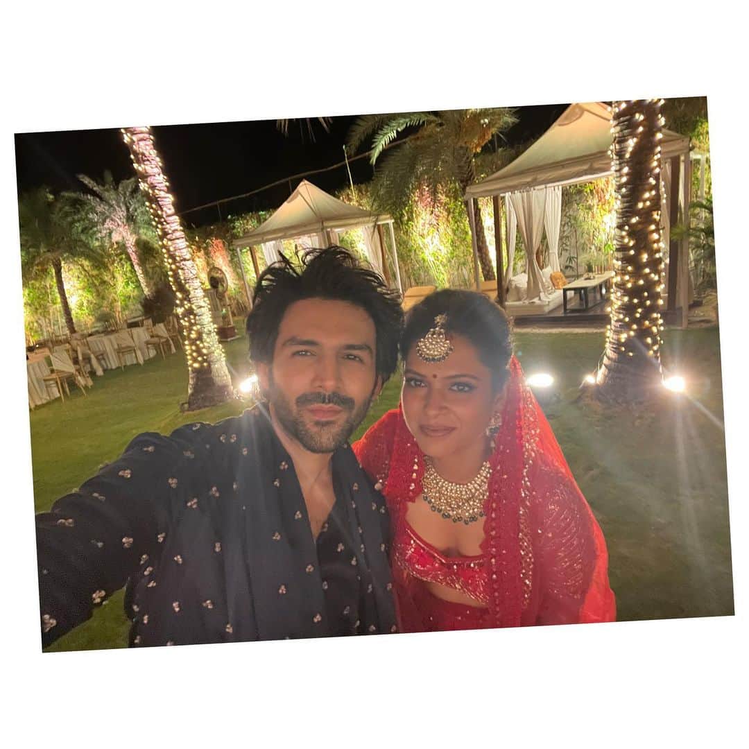 Kartik Aaryan get scolded by manager Janahavi for getting late at her  wedding watch out the cute video here