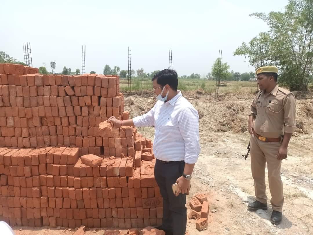 DM seized substandard construction material