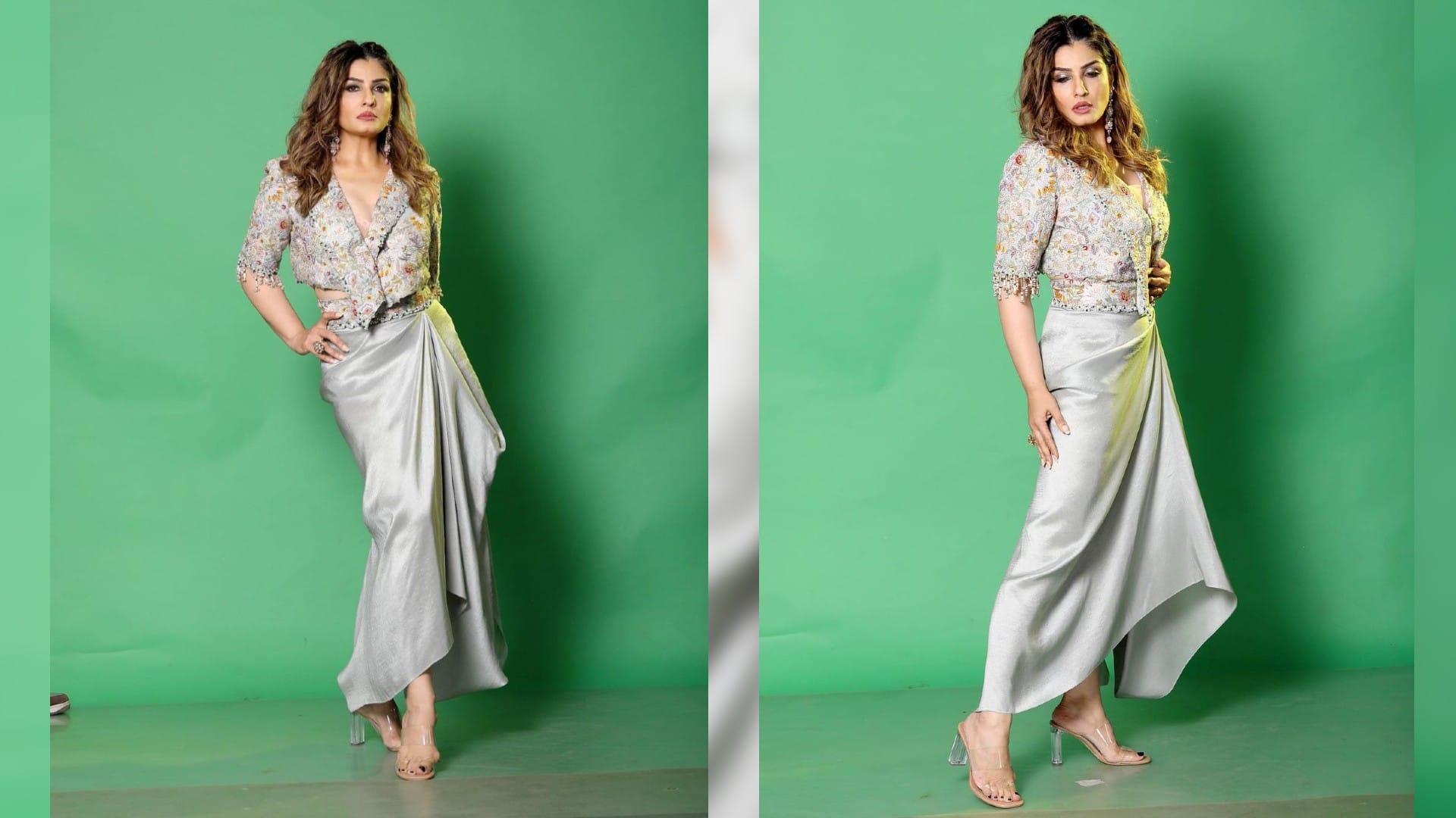 Raveena Tandon shares latest pictures in Indo Western look fans says aaj bhi wahi swag