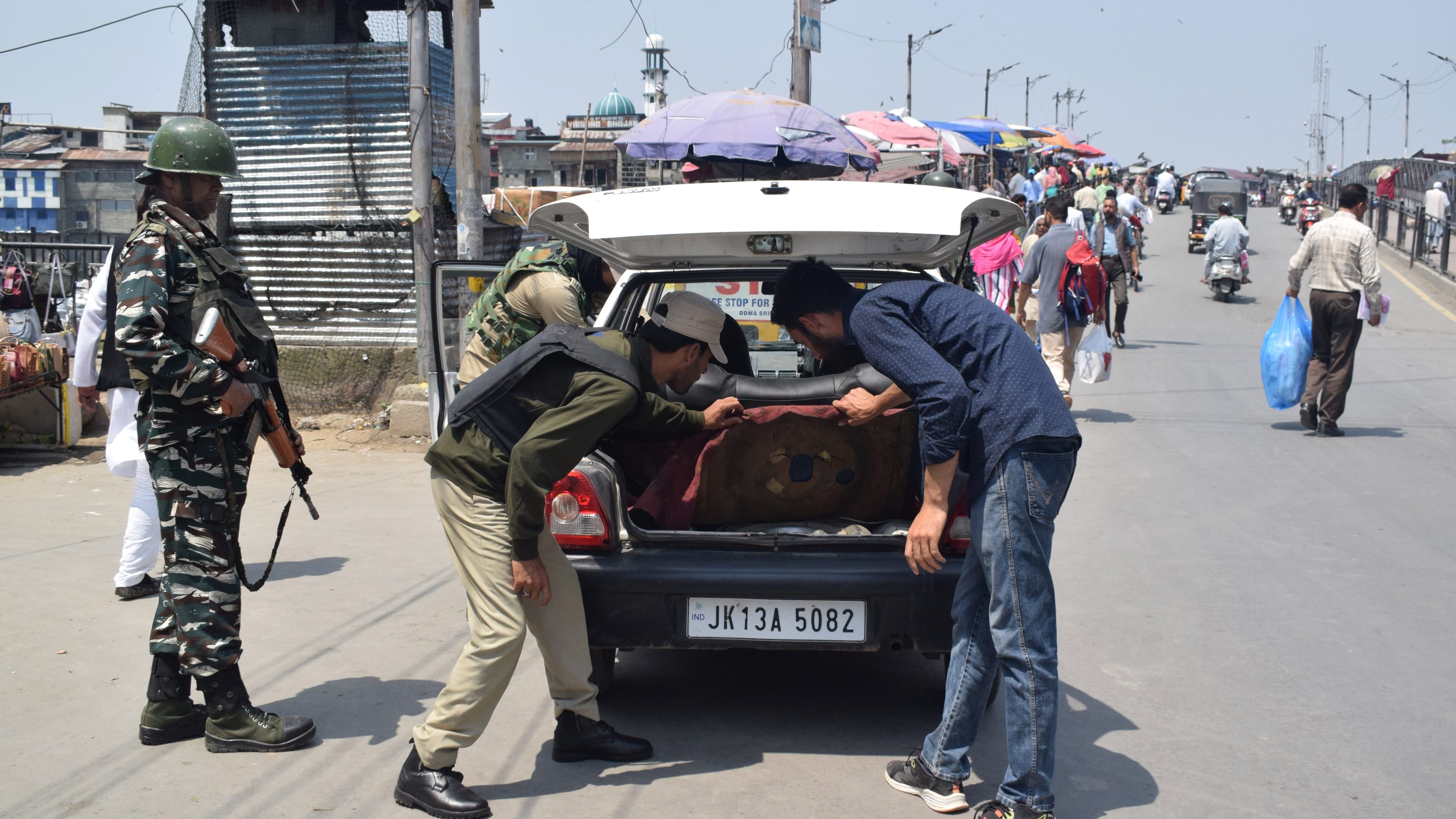 Yasin Malik sentenced day three Markets reopen in srinagar, Maisuma still shut down security forces alert