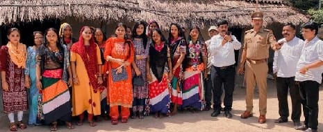 Akanksha President inaugurated sewing training in Tharu tribal area