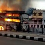 राजसमंद में बस में लगी आग