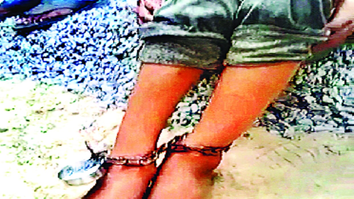In the name of strictness, shackles, studded locks put in the feet of teenagers in madrassa of up