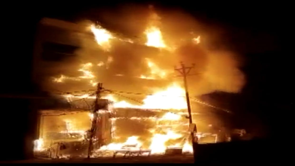 Fire caused by short circuit in noida ATM