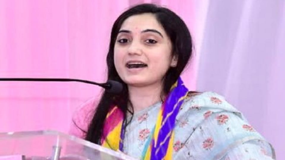 Former BJP leader Nupur Sharma attended event to promote film The Vaccine War in delhi