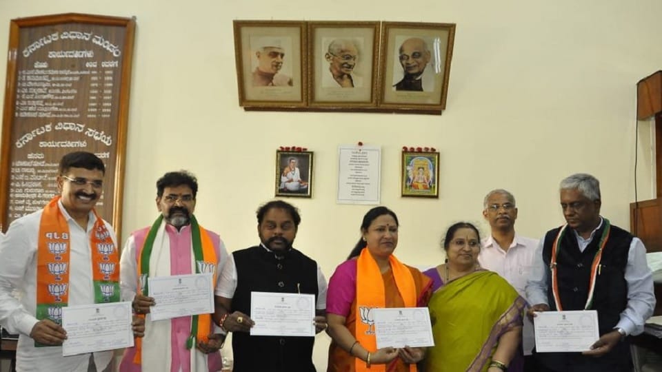 Biennial poll to Karnataka legislative council, All 7 candidates declared elected unopposed