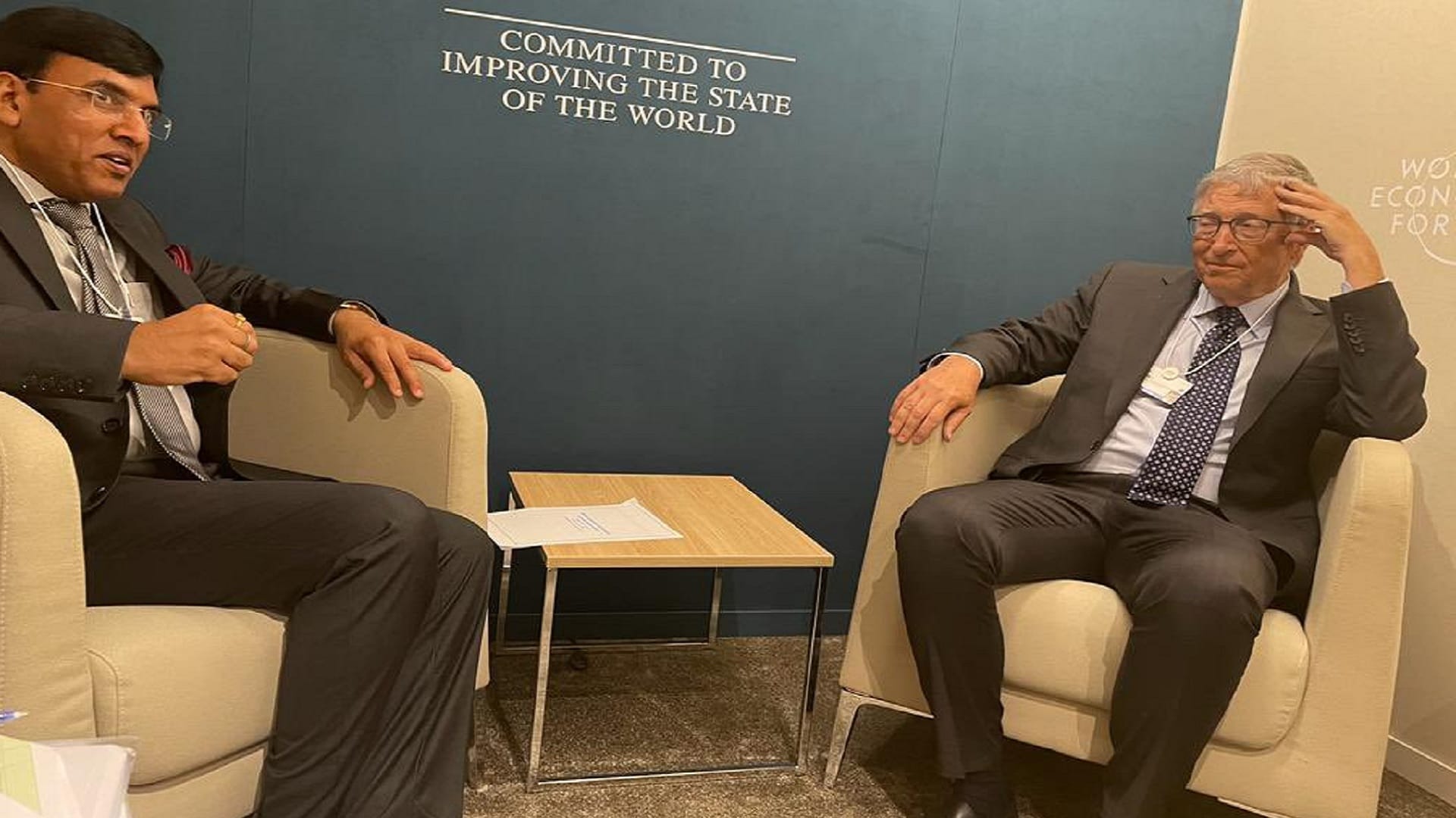 Bill Gates praises India vaccination campaign in Davos