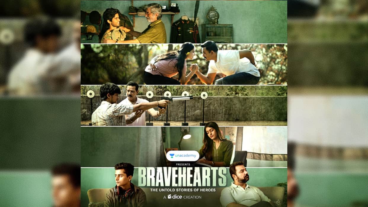 India first army anthology series called Bravehearts The Untold Stories Of Heroes Trailer released 1st episode drops on 4th June on Dice Media