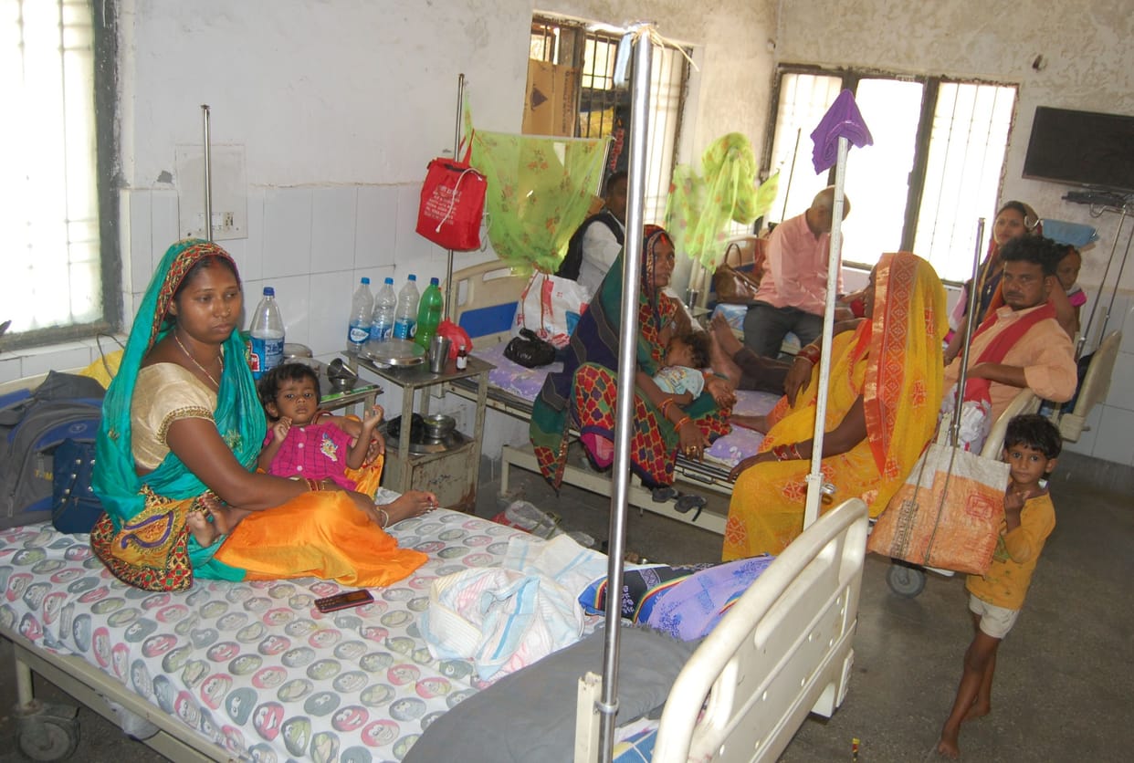 poshan punarvas center in bad condition