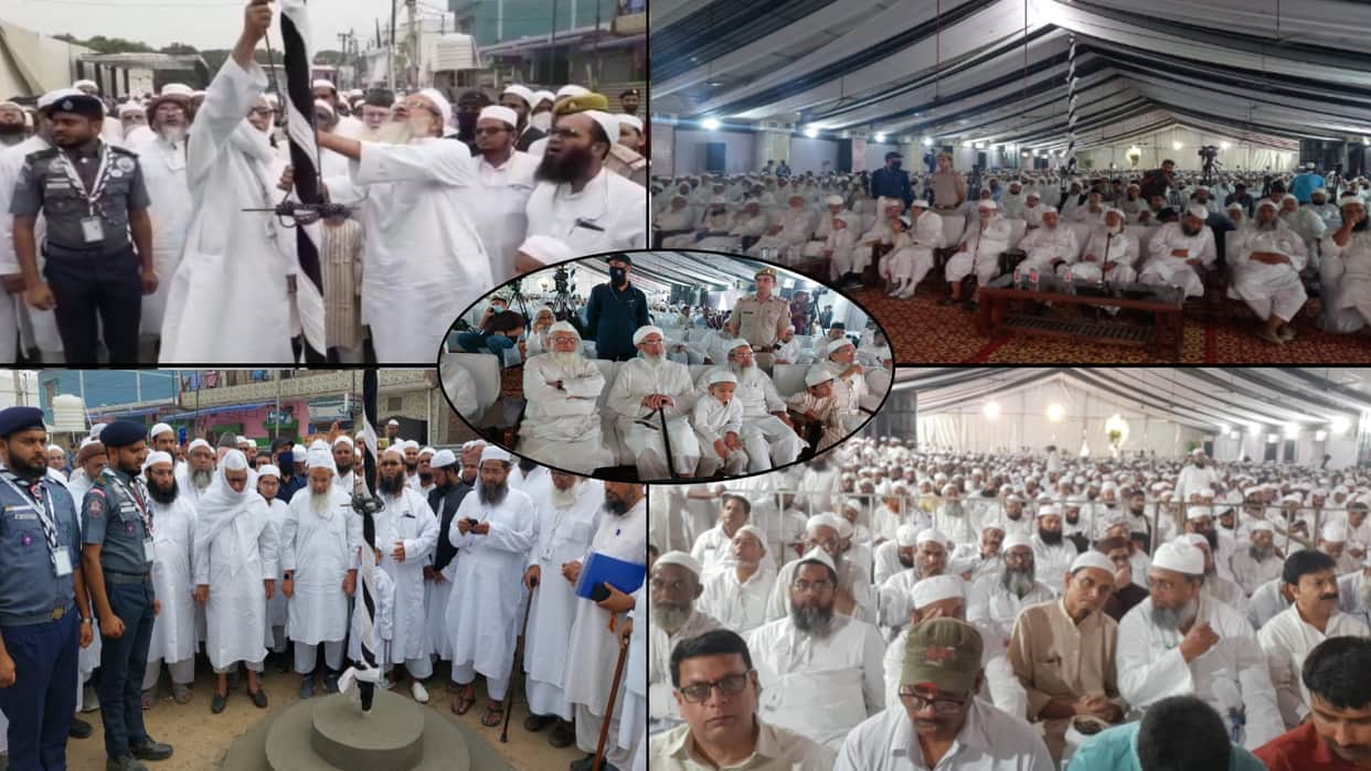 Deoband Photos: Mehmood Madani got emotional on stage, said he made a stranger in his own country