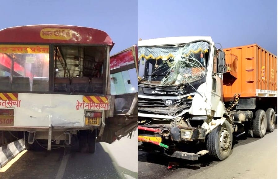 Truck collides with parked bus in Etawah, two dead, police sent bodies for post-mortem