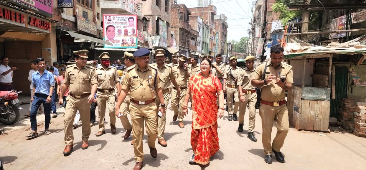 Campaign to save temples from occupation, Mayor Pramila Pandey launched a campaign, took stock of temples with the force of many police stations