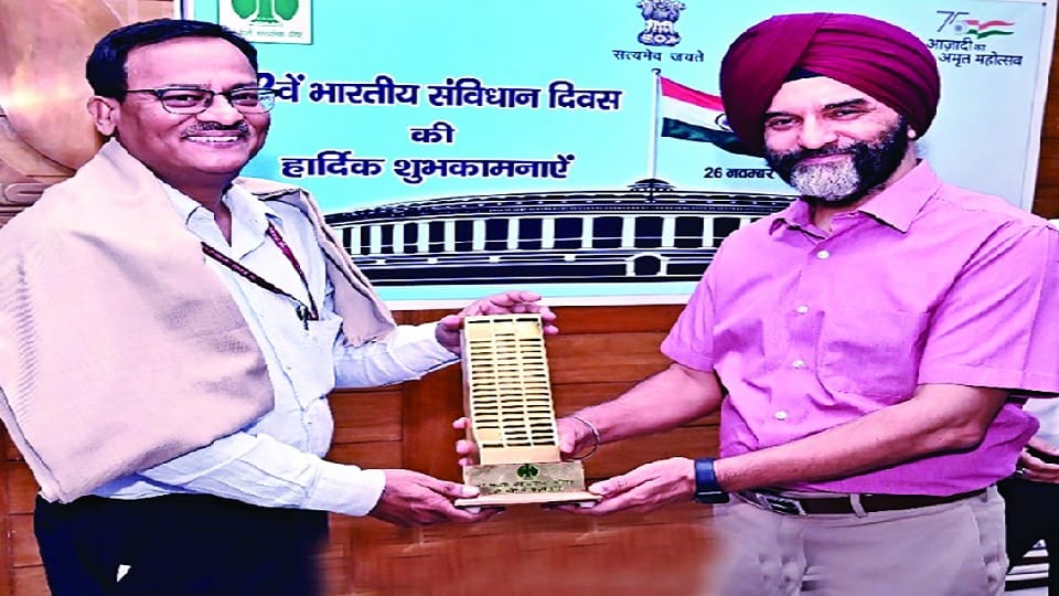Bhupinder Singh Bhalla became the new chairman of the New Delhi Municipal Council