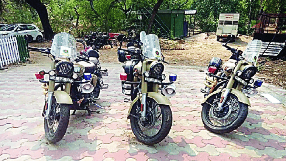 Delhi Forest and wildlife protection will increase in the national capital the department has bought 25 bullet motorcycles