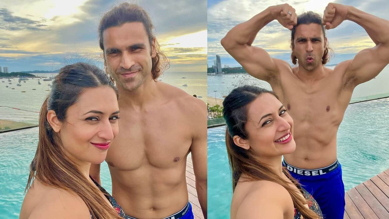 Divyanka Tripathi and Vivek Dahiya Wedding Anniversary See Romantic Pictures News in Hindi