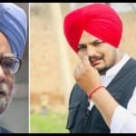 पूर्व पीएम मनमोहन सिंह और सिद्धू मूसेवाला।