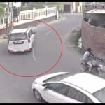 लाल घेरे में संदिग्ध कार