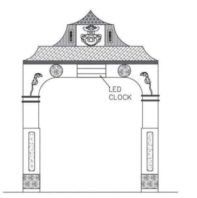 Gandhi Gate will be built in Pahari style, will cost 6.24 lakhs