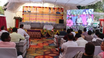 Sehore News: President laid the virtual foundation stone for the upgradation of the district hospital, Governor and CM also joined