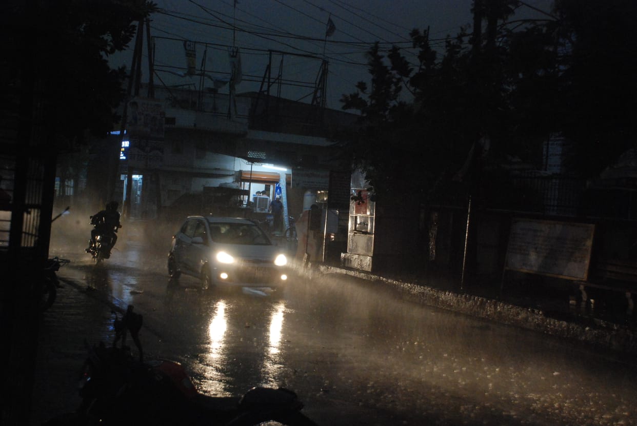The storm blew electricity in many cities and 244 villages
