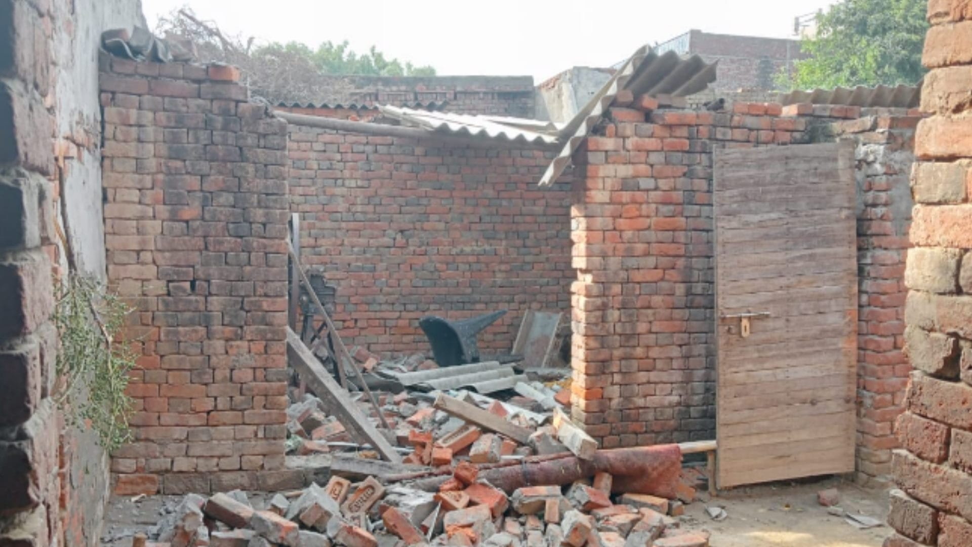 Cyclonic storm: Farmer garden becomes center, more than fifty mango trees and 150 pillars broken, power supply stalled