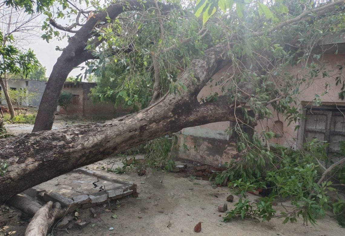 Heavy damage due to storm water, woman's death