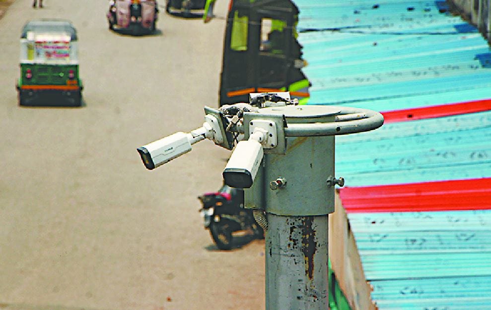 Jammu: Now all major chowks be guarded by  third eye CCTV cameras installed at 39 junctions