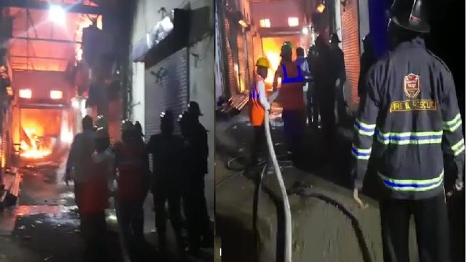 Fire broke out at a chemical factory in Thane Maharashtra