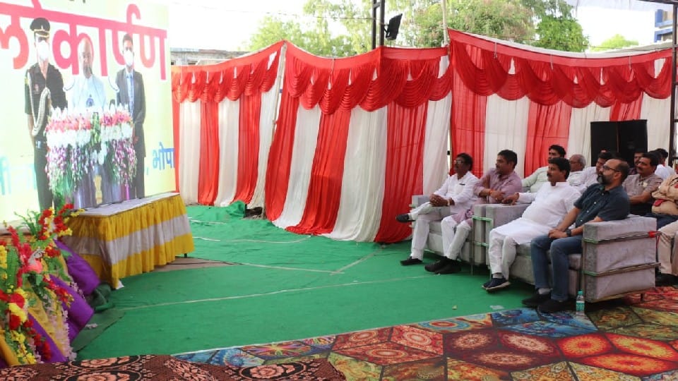 Sehore News: President laid the virtual foundation stone for the upgradation of the district hospital, Governor and CM also joined