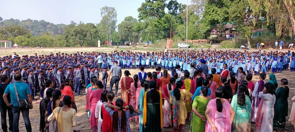 Lessons of discipline taught in Bharat Scouts and Guides Camp