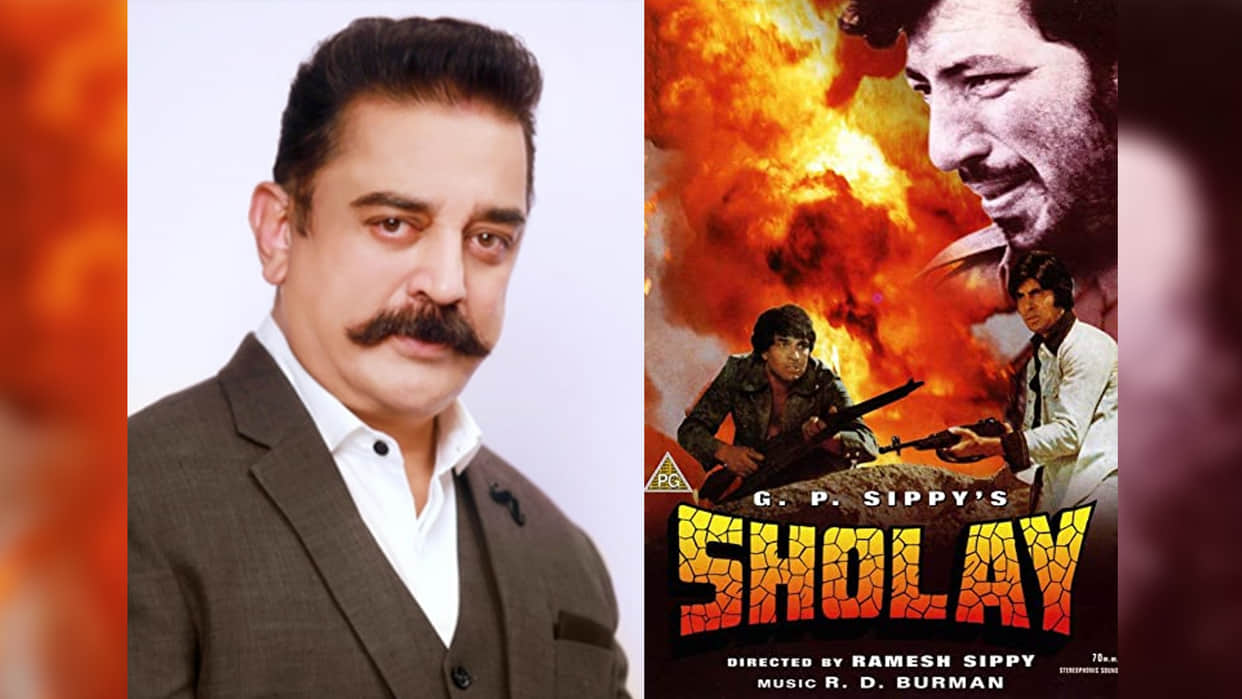 kamal haasan vijay sethupathi fahadh movie Kamal Hassan enters Hindi Vs South Indian Cinema debate Vikram Sholay
