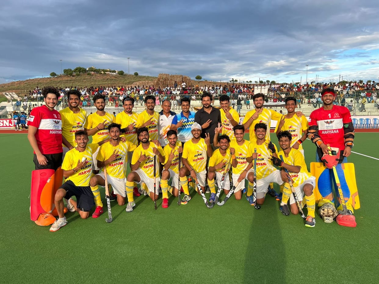 Haryana team won bronze medal after beating Odisha 3-0