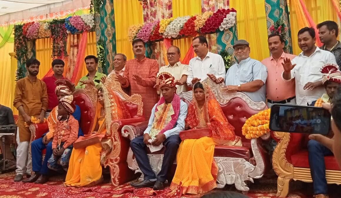 Three poor girls got married