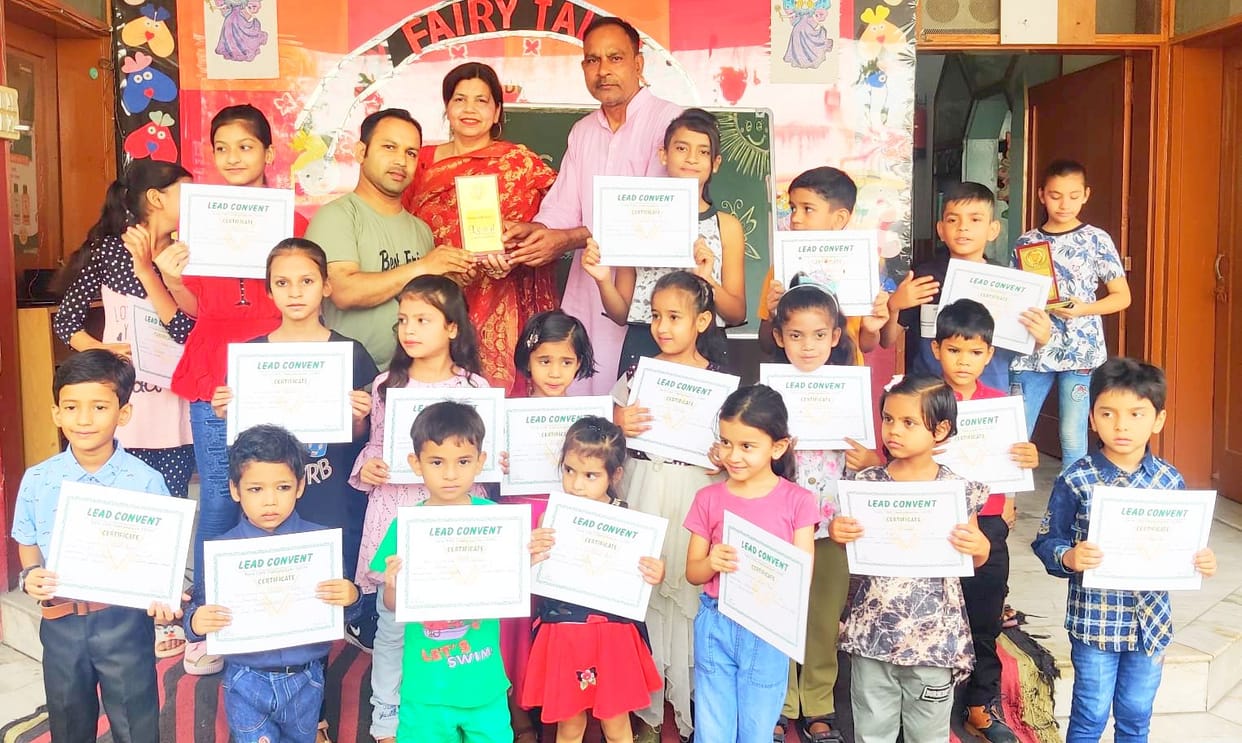Children honored with certificates