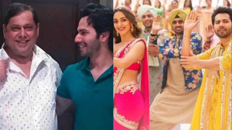 Jug Jugg Jeeyo varun dhawan danced on naach punjaabban song with father david dhawan watch video