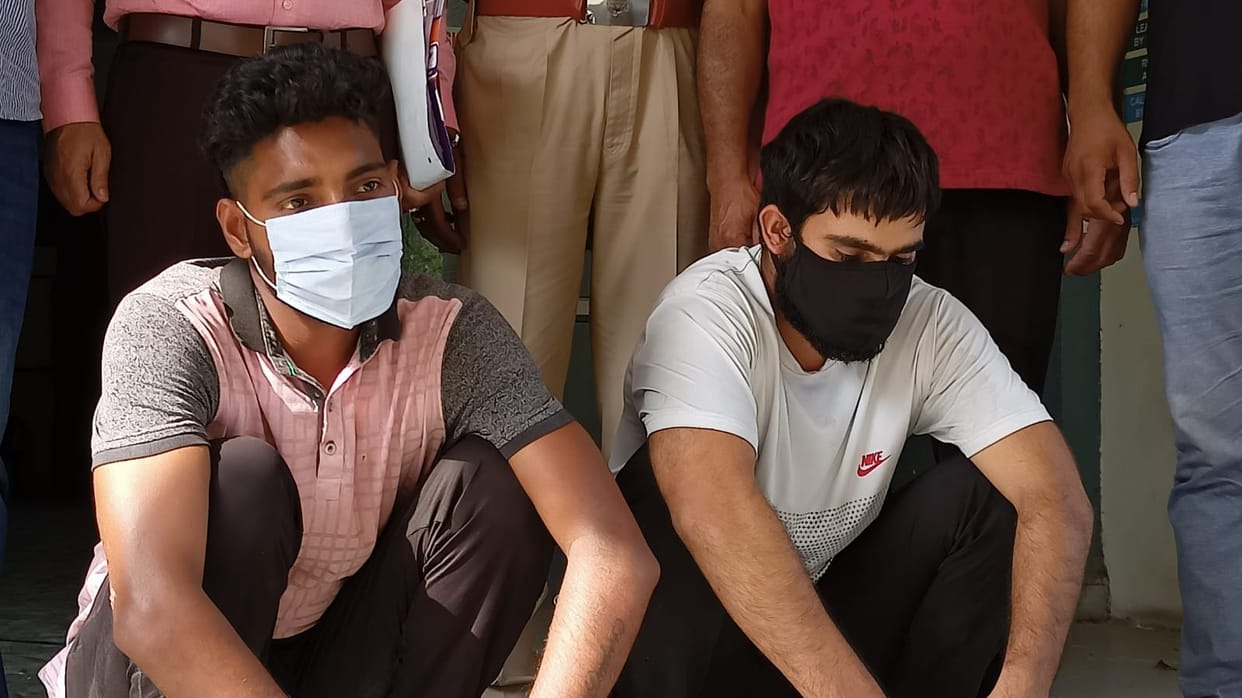 Two accused arrested for demanding extortion from businessman in Yamunanagar