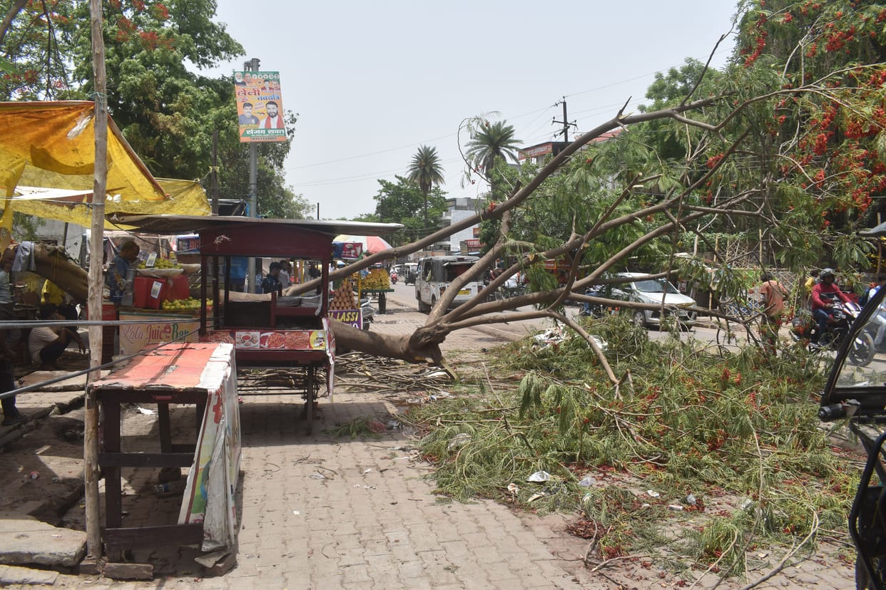 electricity cut after storm