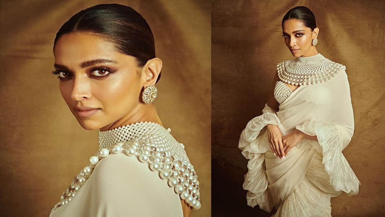 Cannes 2022: Deepika Padukone Shares Her New Look From Cannes Film Festival in white ruffle saree look like queen