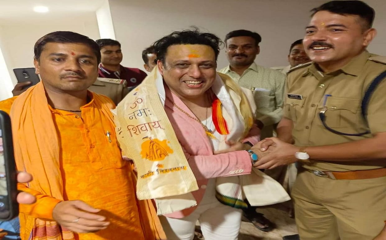 Bollywood actor Govinda worship in varanasi said Kashi Vishwanath Dham is vey grand
