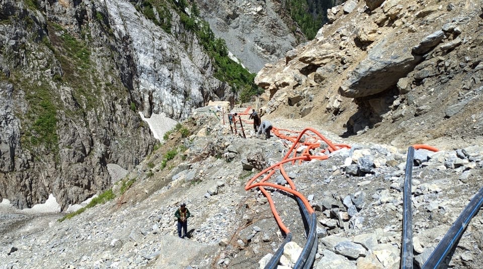 Amarnath Yatra 2022 work of repair and snow removal on the Yatra route is going fastly soon it will be cleared security arrangements tights