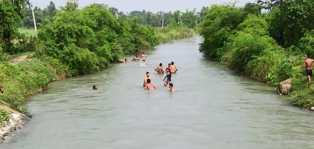 Bifurcation: youths bathing in canals risking their lives