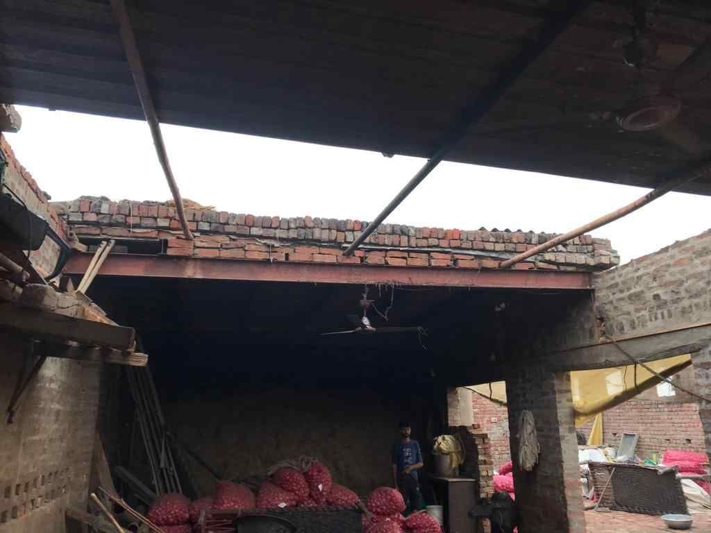 Thunderstorms blew up teen sheds, cold winds gave relief